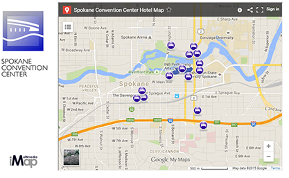 Spokane Convention Center ESP/Google iMap